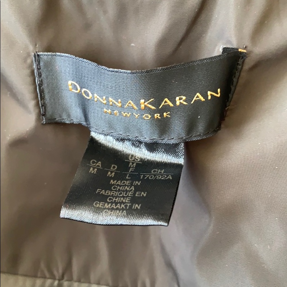 Donna Karan Reglandy Hooded Quilted Coat - Olive M - Picture 7 of 10